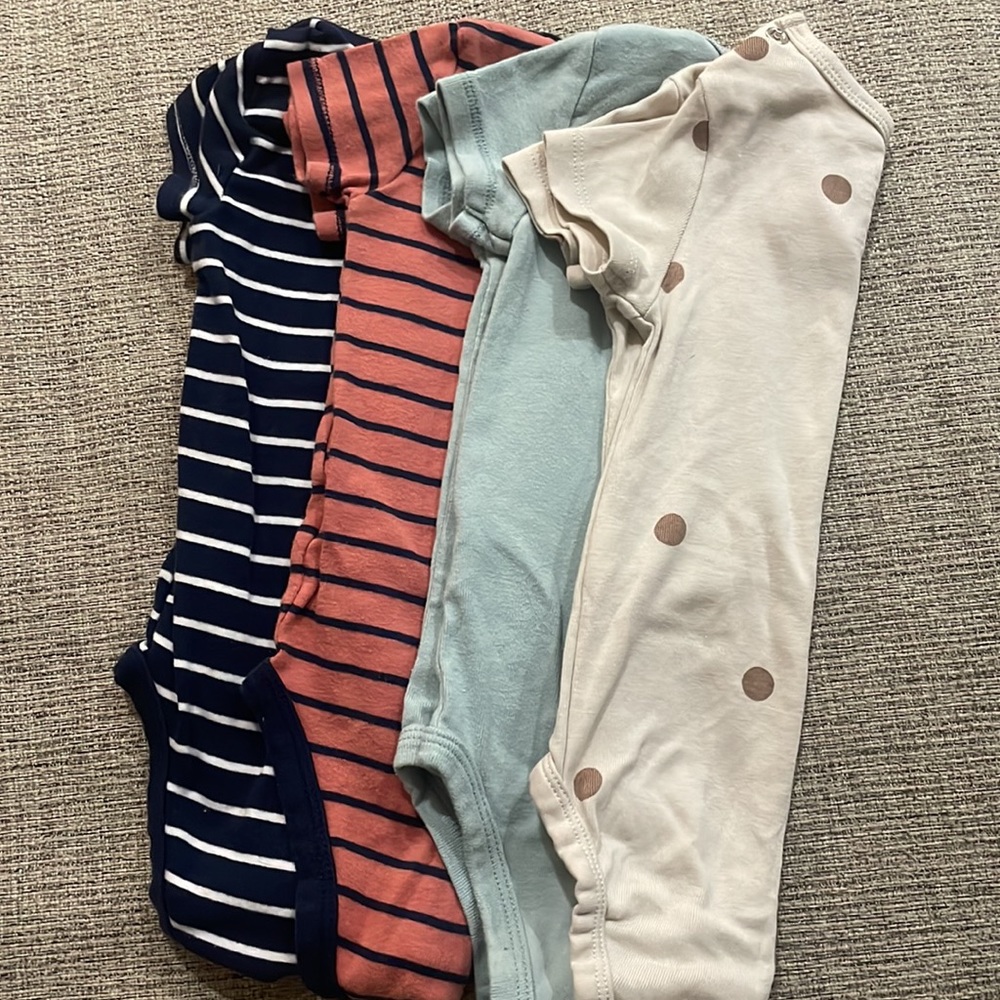 Baby short sleeve bodysuit onesies bundle